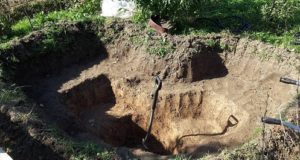 фото котлован под пруд на даче
